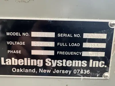Used LABELING SYSTEMS 1200 Labelers California US | Star Industries #1250125