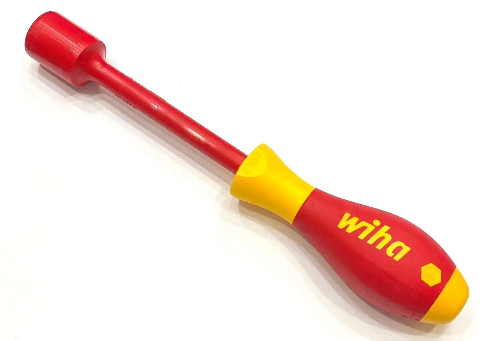 Wiha 17mm x 125mm Insulated Hex Nut Driver SoftFinish Electrician Screwdriver