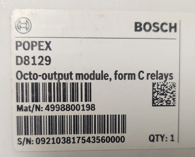 NEW Bosch POPEX D8129