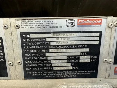 Used 2024 GALLEGOS VACUUM TANK TRAILER Vacuum Trailers Minnesota US | Carco Truck & Equipment #1514122