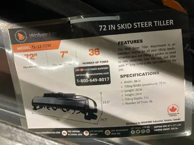 WOLVERINE Tiller 2025
