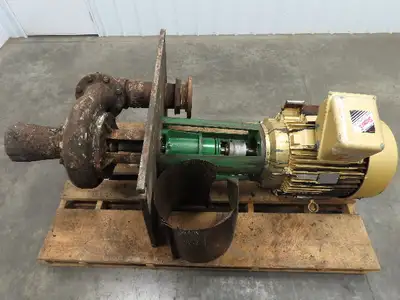 Crane Deming 5564 Size 6X6X12 Vertical Process Pump 110 ft Head 1250 gpm 50 hp