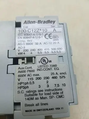 USED ALLEN-BRADLEY 100-C12Z*10 A