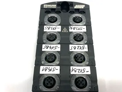 Used MURRELEKTRONIK IMPACT67 COMPACT MODULE, PROFINET, 16 DIG. IN, PLASTIC PLC Ethernet Equipment | Maverick Industrial Sales #1099128