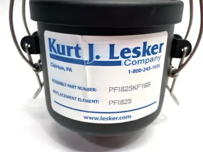 USED KURT J. LESKER MULTIMEDIA FILTER HOUSING, FLANGED