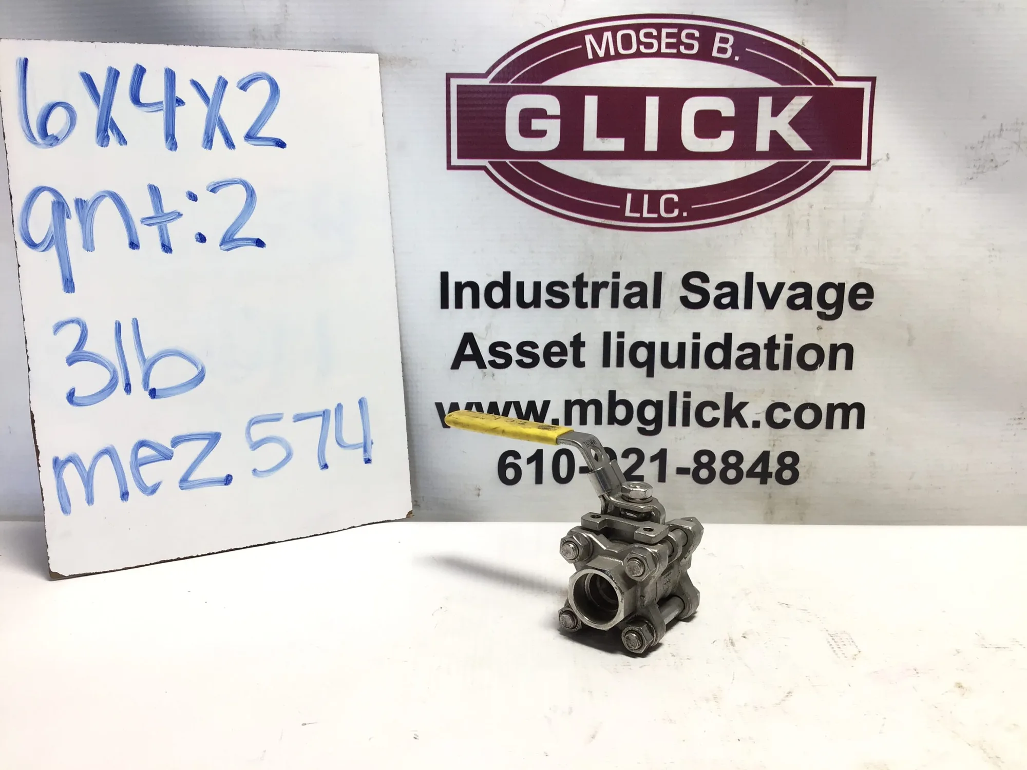 T.C.I 3 Piece 1/2″ Ball Valve 316 Stainless Steel 1000 WOG – 083
