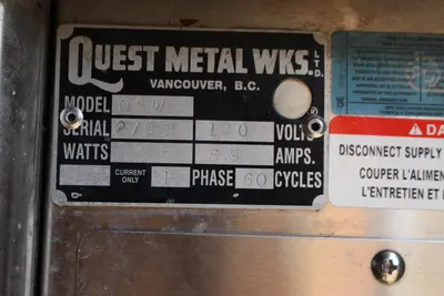 USED QUEST METAL PRODCUTS QSW