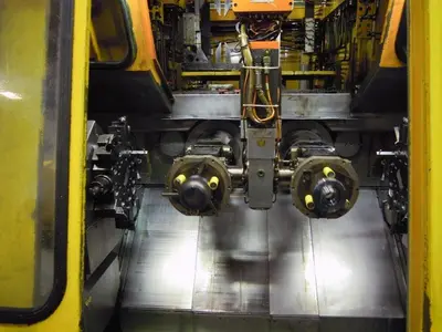 USED WEISSER FR 23Q-2 DOUBLE SPINDLE CNC Ø 355 X 430 MM