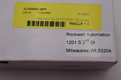 ALLEN-BRADLEY 440P-MRRB22E LIMIT SWITCH SER A STOCK #K-2268