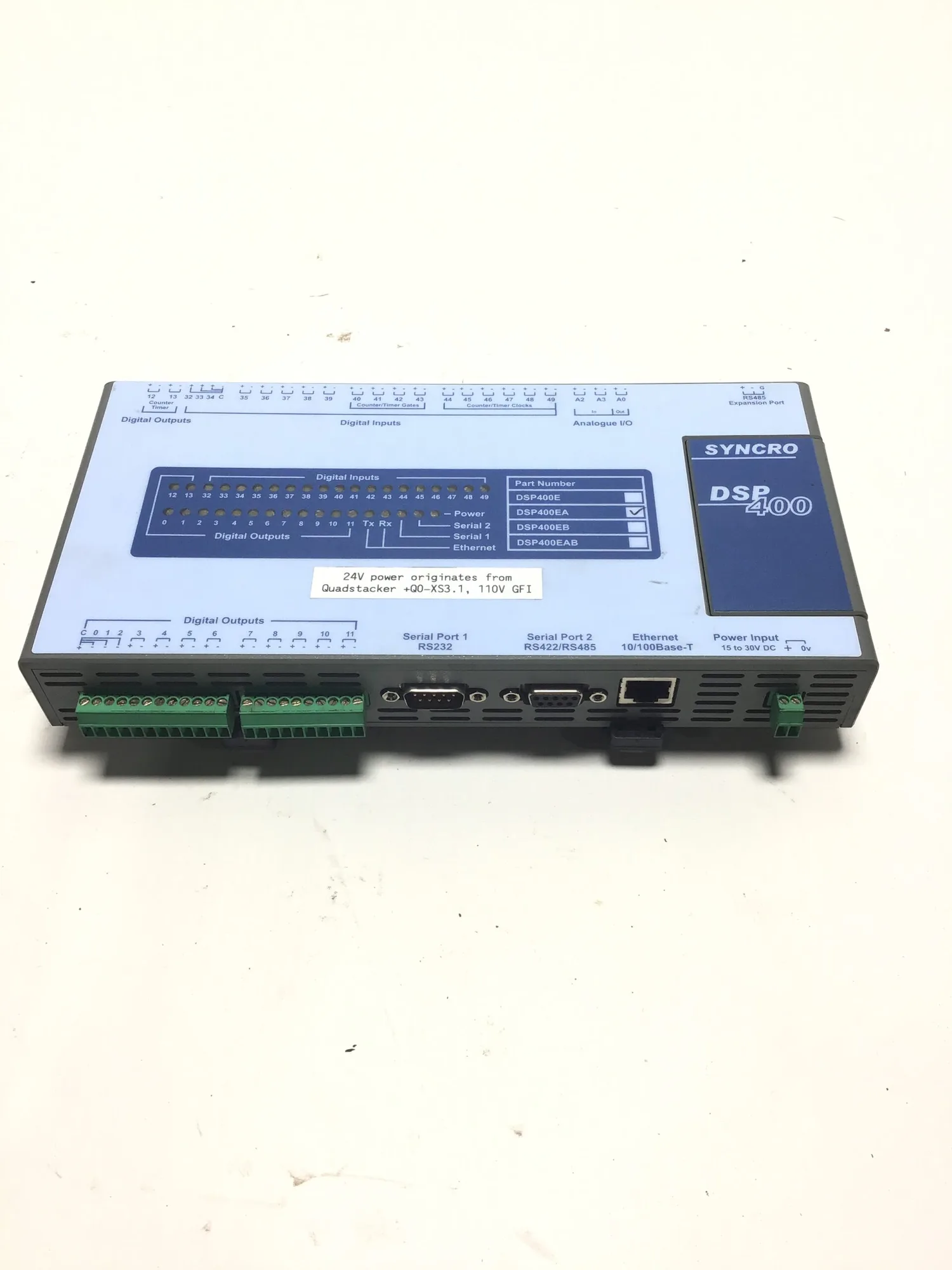 Syncro DSP400 PLC I/O Module