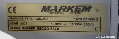 USED MARKEM CIMJET 300