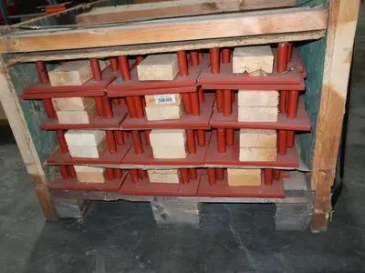 3 CRATES OF ASSORTED STEEL, ROLLER CHAIN, PLATES, DRUM DOORS