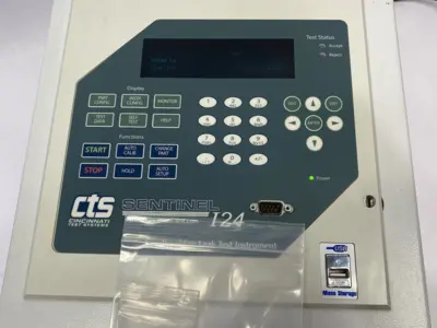 USED CTS CINCINNATI TEST SYSTEMS SENTINEL PRECISION LEAK TESTER