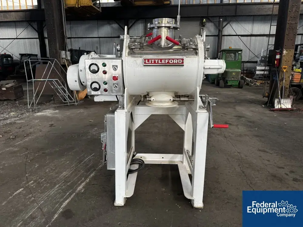 USED Littleford 4.6 Cu Ft Littleford Plow Mixer, S/S, Model FM-130-D