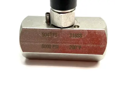 New | in-Stock NOSHOK STAINLESS STEEL NEEDLE VALVE 0.187" ORIFICE, SOFT SEAT, 1/2" NPT Valves/Fittings | Maverick Industrial Sales #1100911