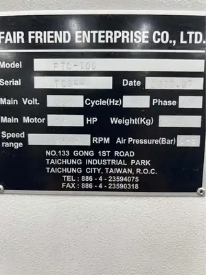 2012 FEELER FTC-100 Lathes CNC | Asset Exchange Corporation (4)