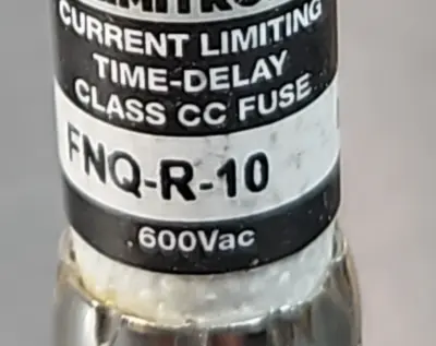 Bussmann Fnq-R-10 (10 Amp) 600Vac Limitron Time-Delay Fuse Fnqr10 Loc4B27