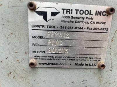 USED TRI TOOL PFM 816