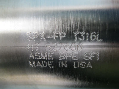 NEW 2-1/2" Weld End x 1-1/2" Tri-Clamp T316L Stainless Reducing Tee F9