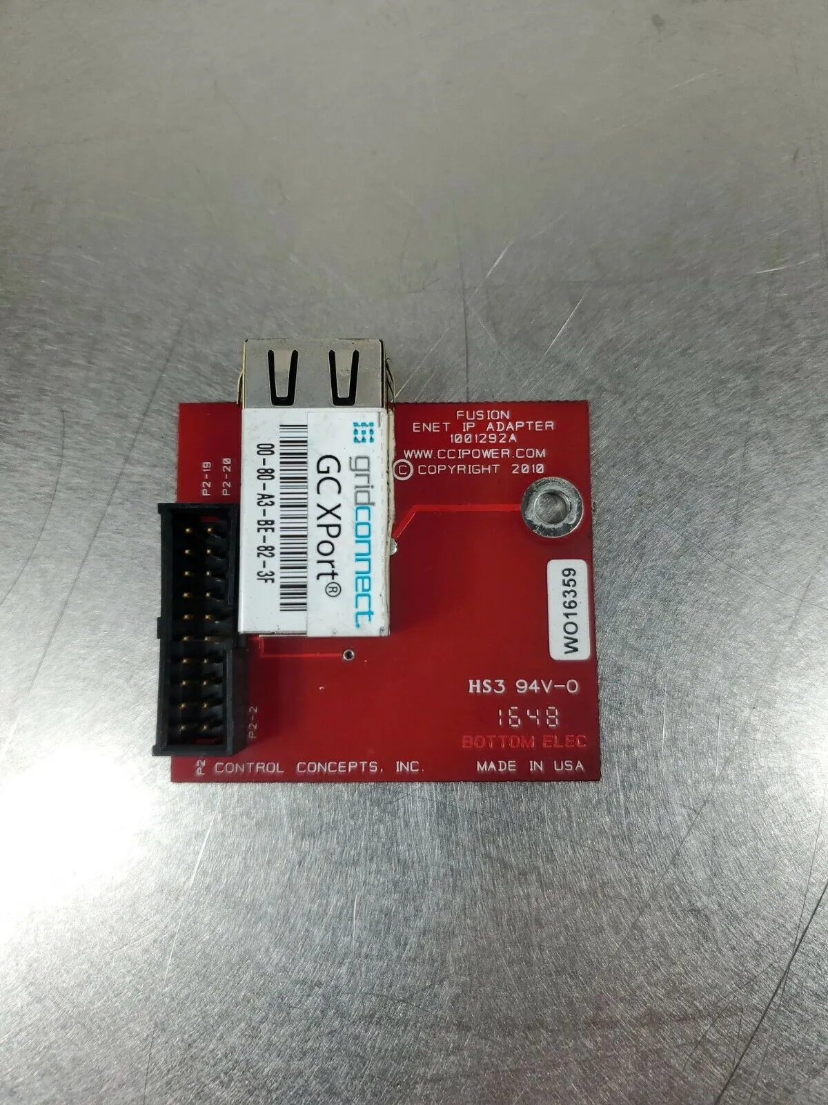 Used Control Concepts _UNKNOWN_ PLC Ethernet Equipment South Carolina US | Palmetto Automation #1166178