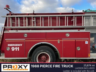 Used 1988 PIERCE FIRE TRUCK Fire Trucks Illinois US | Proxy Equipment #1384965