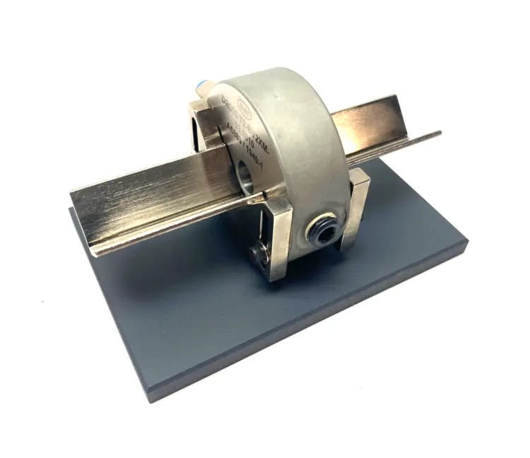 Used MAHR DIMENSIONAIR 2-JET AIR RING GAUGE W/ GUIDE CHUTES & BASE PLATE Air Gages Michigan US | Maverick Industrial Sales #1122970
