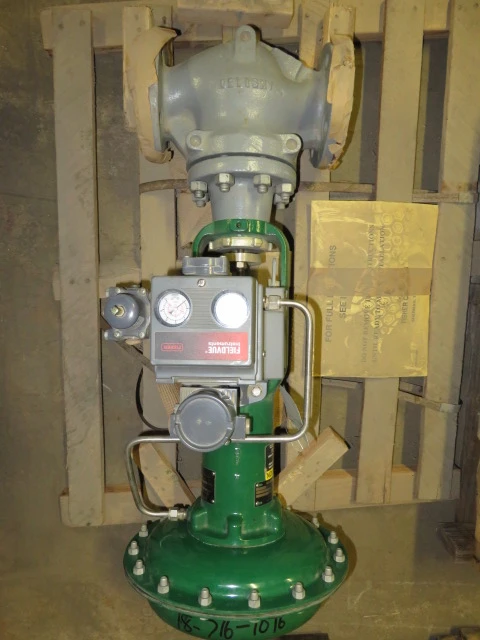 Fisher 2.5" type ED Steam Valve with Actuator and Positioner , Unused Condition