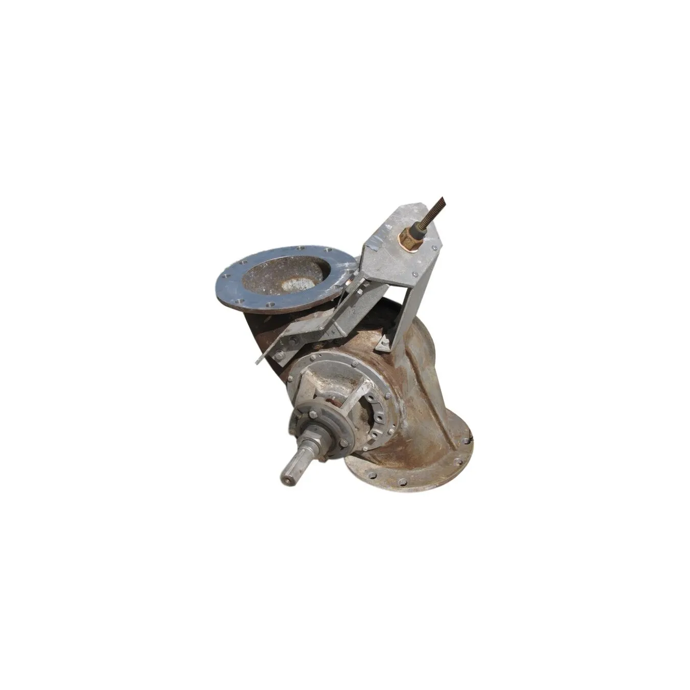 10" DIA FLOTRONICS SIDE ENTRY ROTARY VALVE AIRLOCK