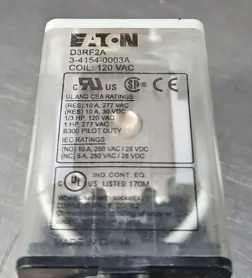 Eaton D3RF2A Relay Coil 120VAC (BIN453)