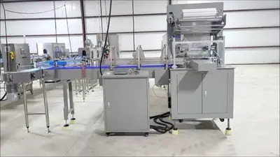 Filling Line, Bottles, Blow Molder, Filler/Rinser/Capper, Wrapper #A744851