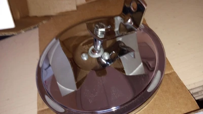 King of the Road Mirrors Inc. 6" Convex Ballstud Mirror - Chrome ( BOLT ON)