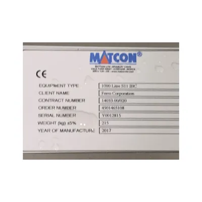 USED MATCON IBC S11
