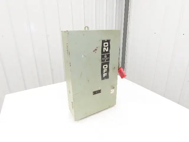 General Electric THN3363JCL Heavy Duty Safety Disconnect Switch 100A 600VAC 3P