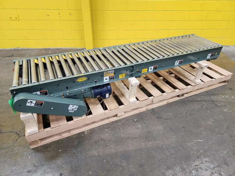 Used HYTROL V-BELT CONVEYOR Roller Conveyors Wisconsin US | Packer City Sales #1316852
