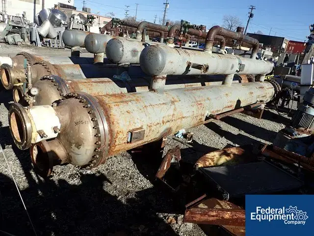 Used Henry Technologies LTD. 1,915 Sq Ft Henry Tech Heat Exchanger, 304 S/S, 150/250# Heat Exchangers Ohio US | Federal Equipment Company #126140