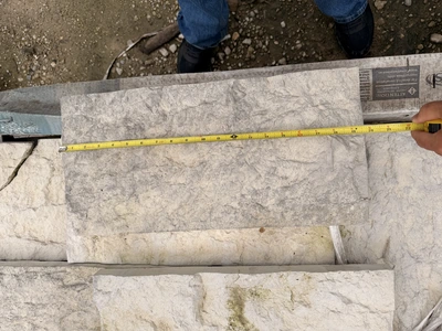 USED CREATIVE MINES VENEER APPROXIMATELY 68SQ FT