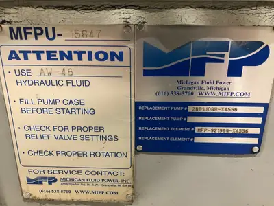 Used Michigan Fluid Power MFP 2BB1U0BR-X4556 Hydraulic Pumps Michigan US | Maverick Industrial Sales #1394746