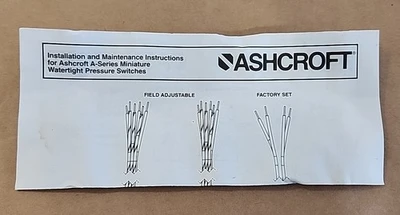 NEW Ashcroft APAN41H012LB02200#-NSR-XCY