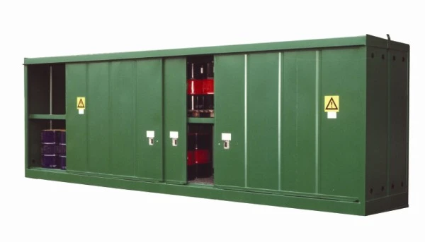 Steel Bunded Store 48 Drums or 12 IBC's