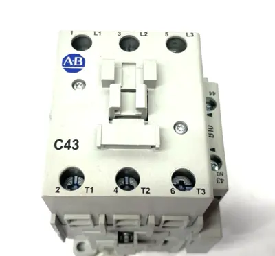 USED ALLEN BRADLEY SER. B IEC CONTACTOR, 24VDC ELECTRONIC COIL