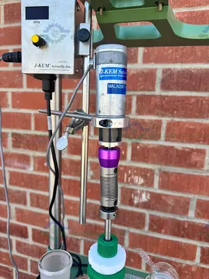 Used CHEMGLASS 20 LITER JACKETED GLASS REACTOR W/ J-KEM OVERHEAD STIRRER Reactors California US | Equipment Lab #1388409
