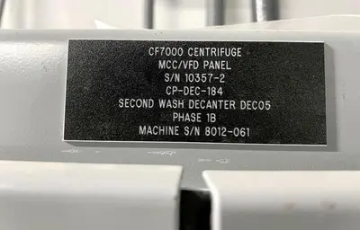 (4) GEA Westfalia ProteinMaster CF 7000 sanitary tricanter centrifuges, 316SS.