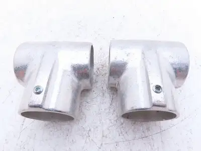Hollaender 3-9/5-9 Speed-Rail 2" Elbow & Tee Fits 2.375"OD Pipe 2.4" ID Lot of 4