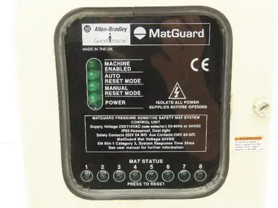Allen Bradley 440F-C28026 MatGuard Guardmaster Safety Mat Control Unit 8 Inputs