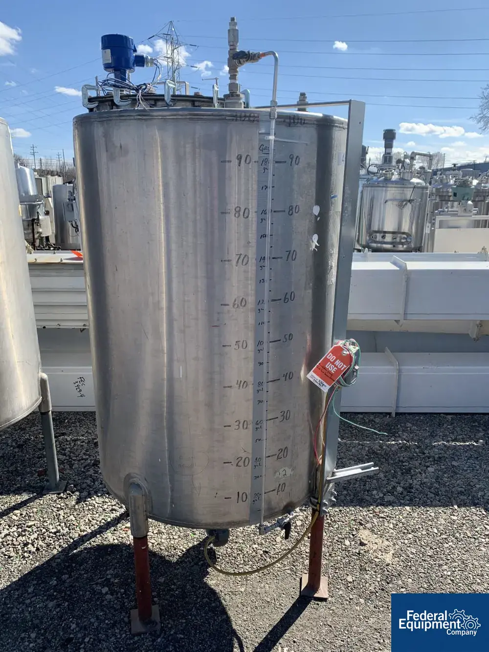 USED Perry Products 200 Gal Perry Tank, S/S