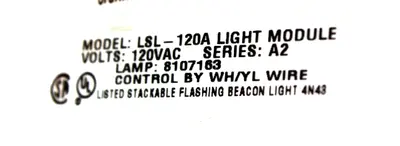 NEW FEDERAL SIGNAL LSL-120A