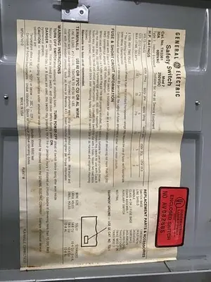 USED GENERAL ELECTRIC / GE TH3361