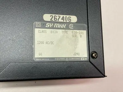 Used SQUARE D 8030RIM-101 Industrial Controls Ohio US | Surplus Asset Holdings #1399508