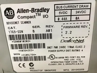 USED ALLEN BRADLEY 1769-L32E SER A