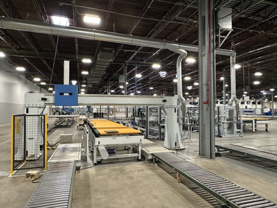 Weeke Models Optimat BST503 and BST507 CNC Through Feed Boring Line
